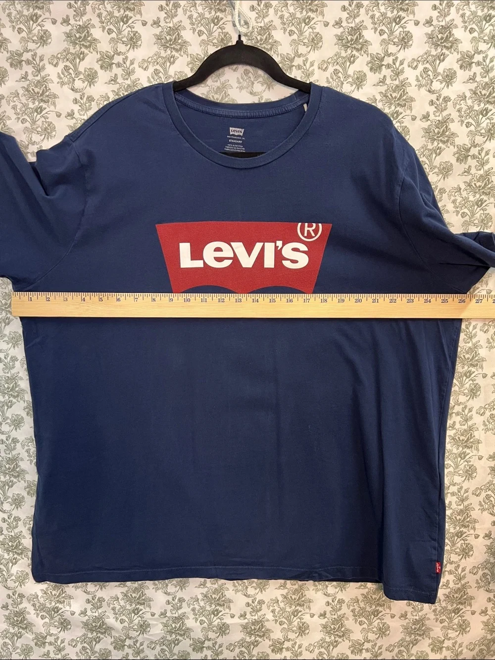 Levi's Navy Short Sleeve Logo Tee